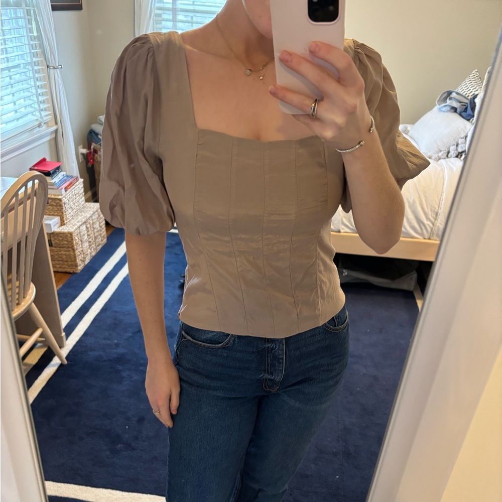 Abercrombie Square Neck Blouse